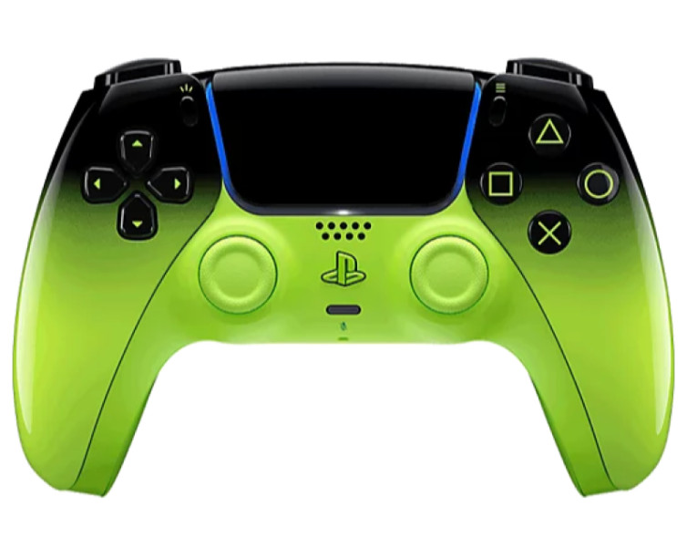 Manette PS5 FPS Pr&eacute;configur&eacute;e Hyperpop vert