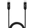Cable USB-C 3.2 20Gbit/sec 2 m&egrave;tres tress&eacute;