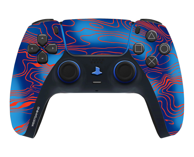 Manette PS5 Marius Heier Board Edition limit&eacute;e Damascus