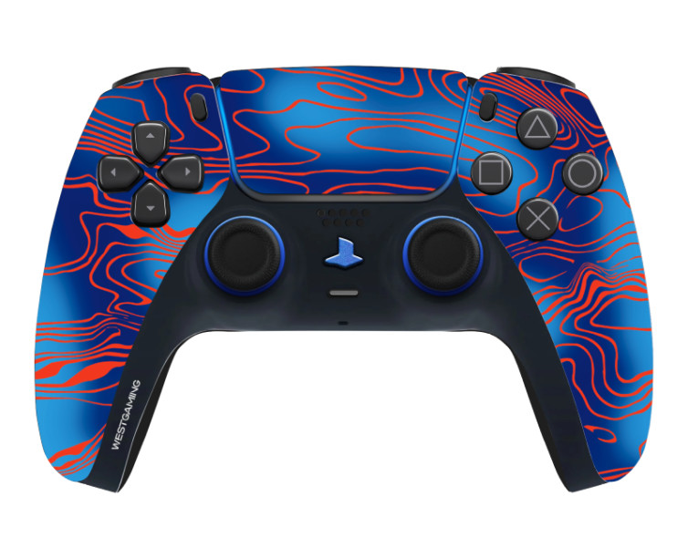 Manette PS5 Marius Heier Board Edition limit&eacute;e Damascus