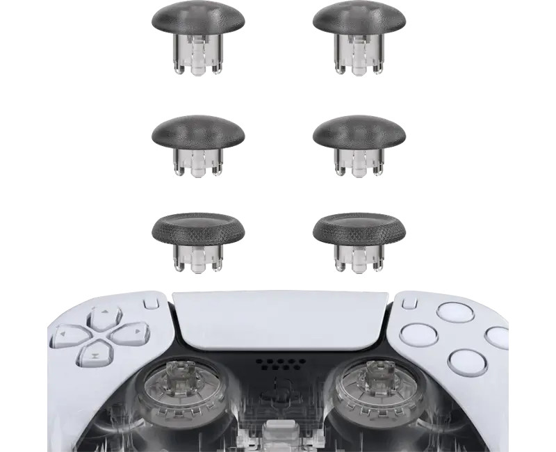 Joysticks interchangeables noir translucides