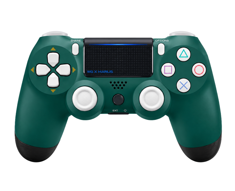 Manette PS4 Marius Heier Edition limit&eacute;e vert alpine full &eacute;quip&eacute;e